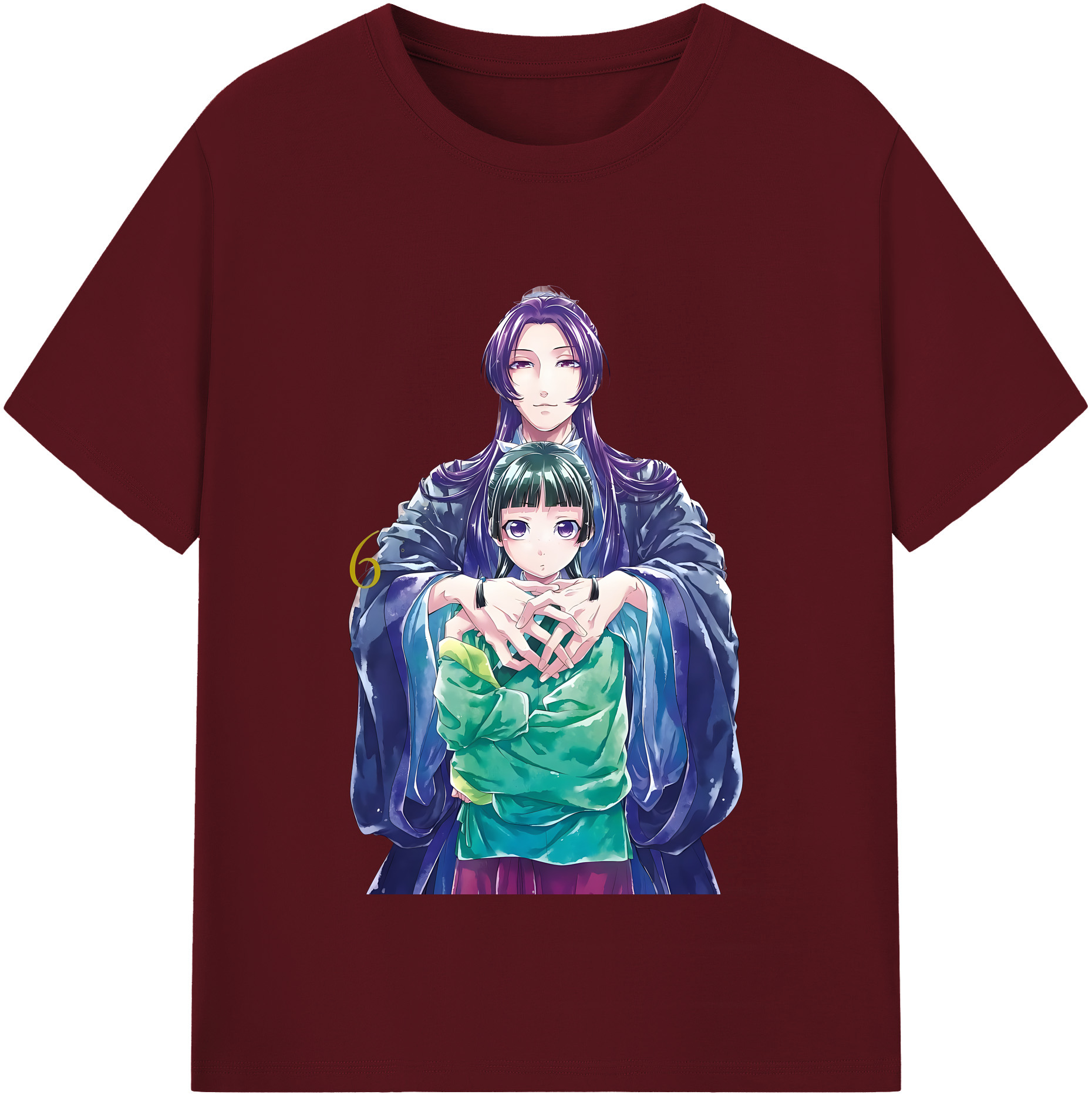 （画像用） 薬屋のひとりごと The Apothecary Diaries 綿100％半袖Tシャツ（フロントプリント）